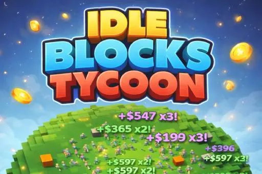 Idle Blocks Tycoon 游戏 - 在线免费玩 io games game online